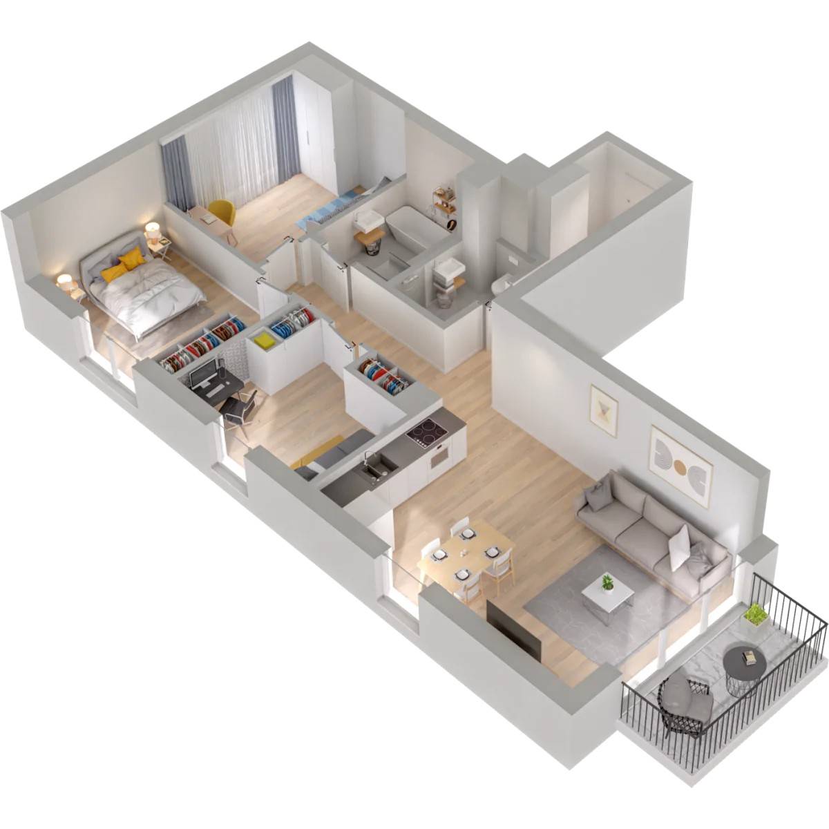 Welocity Wiczlino – inwestycja Hossa - lokal WW/B5/33, budynek B5