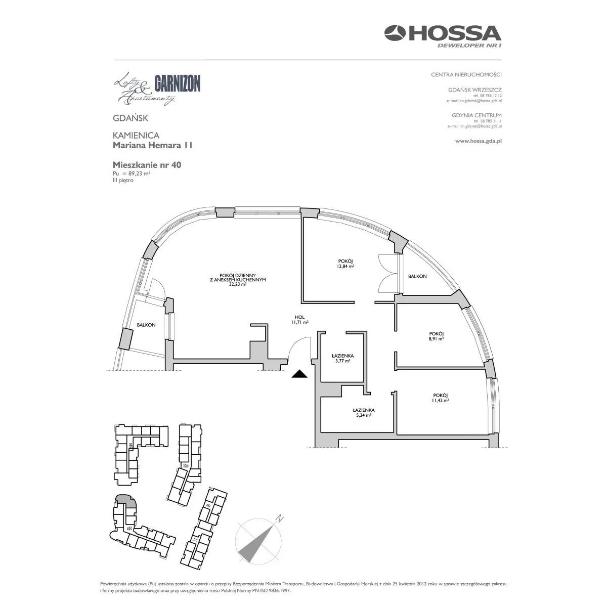 Garnizon Lofty&Apartamenty - lokal GR/H11/40, budynek Hemara 11