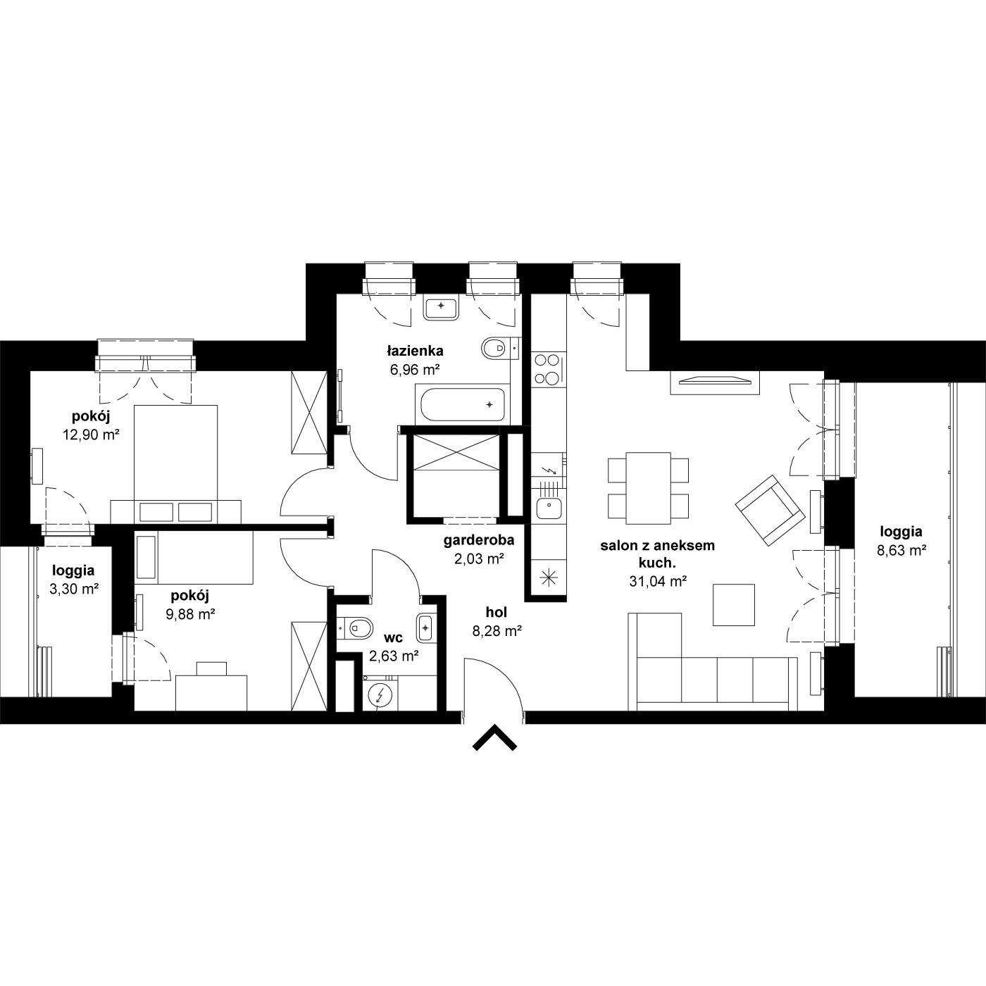 Haffnera Residence – inwestycja Cordia - lokal D.5.1
