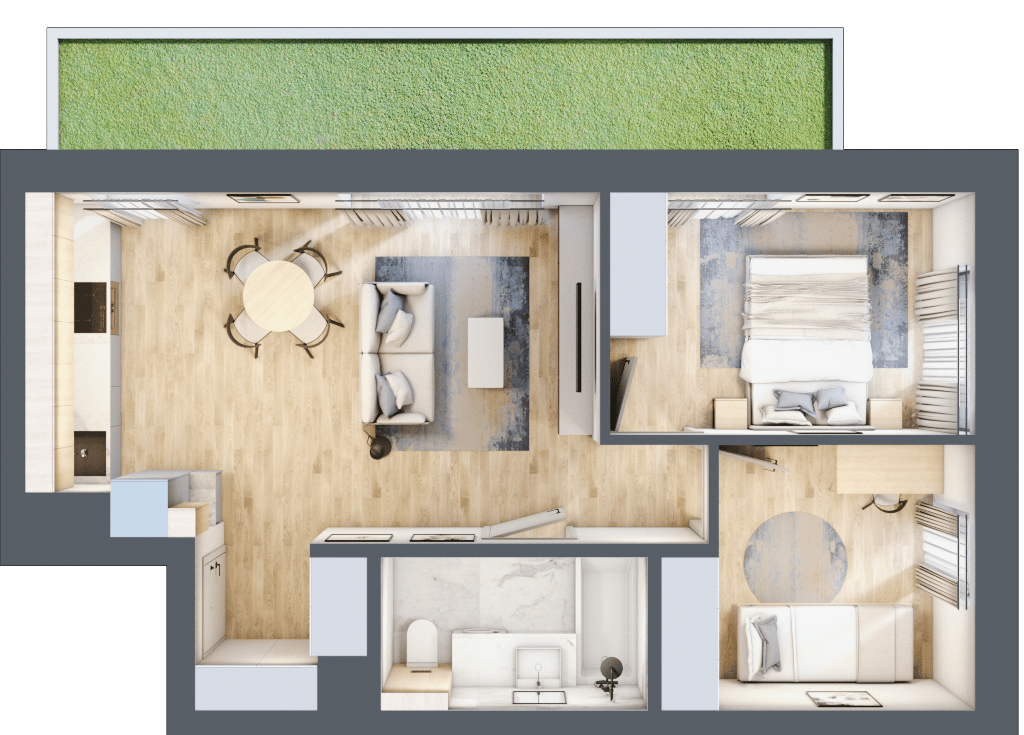 Apartamenty Widok – inwestycja JHM Development - lokal D.0.7, budynek D