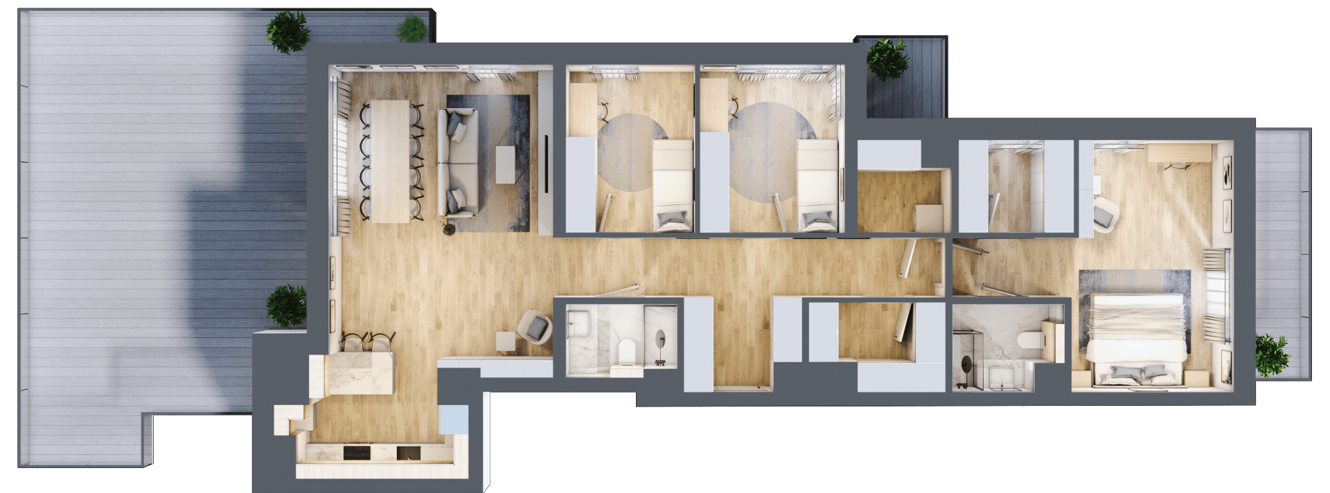Apartamenty Widok – inwestycja JHM Development - lokal D.5.45, budynek D