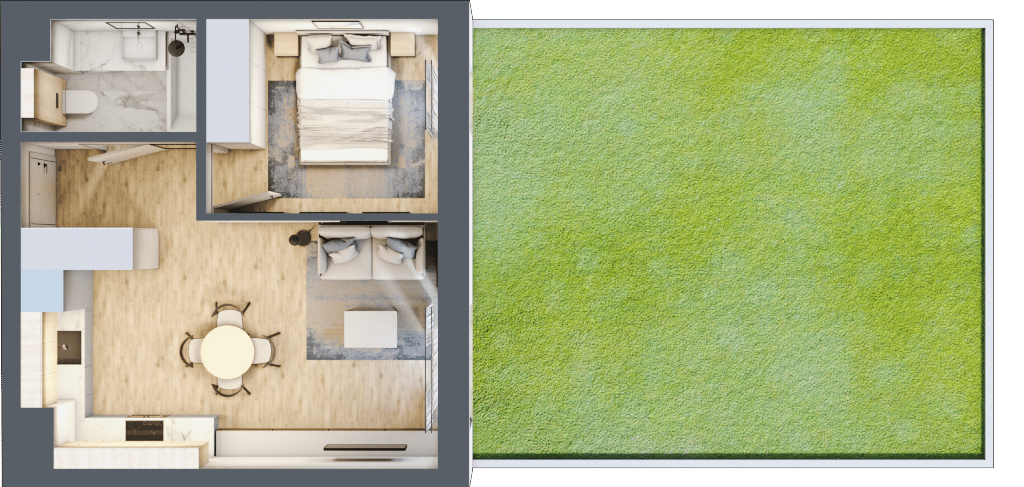 Apartamenty Widok – inwestycja JHM Development - lokal E.0.2, budynek E