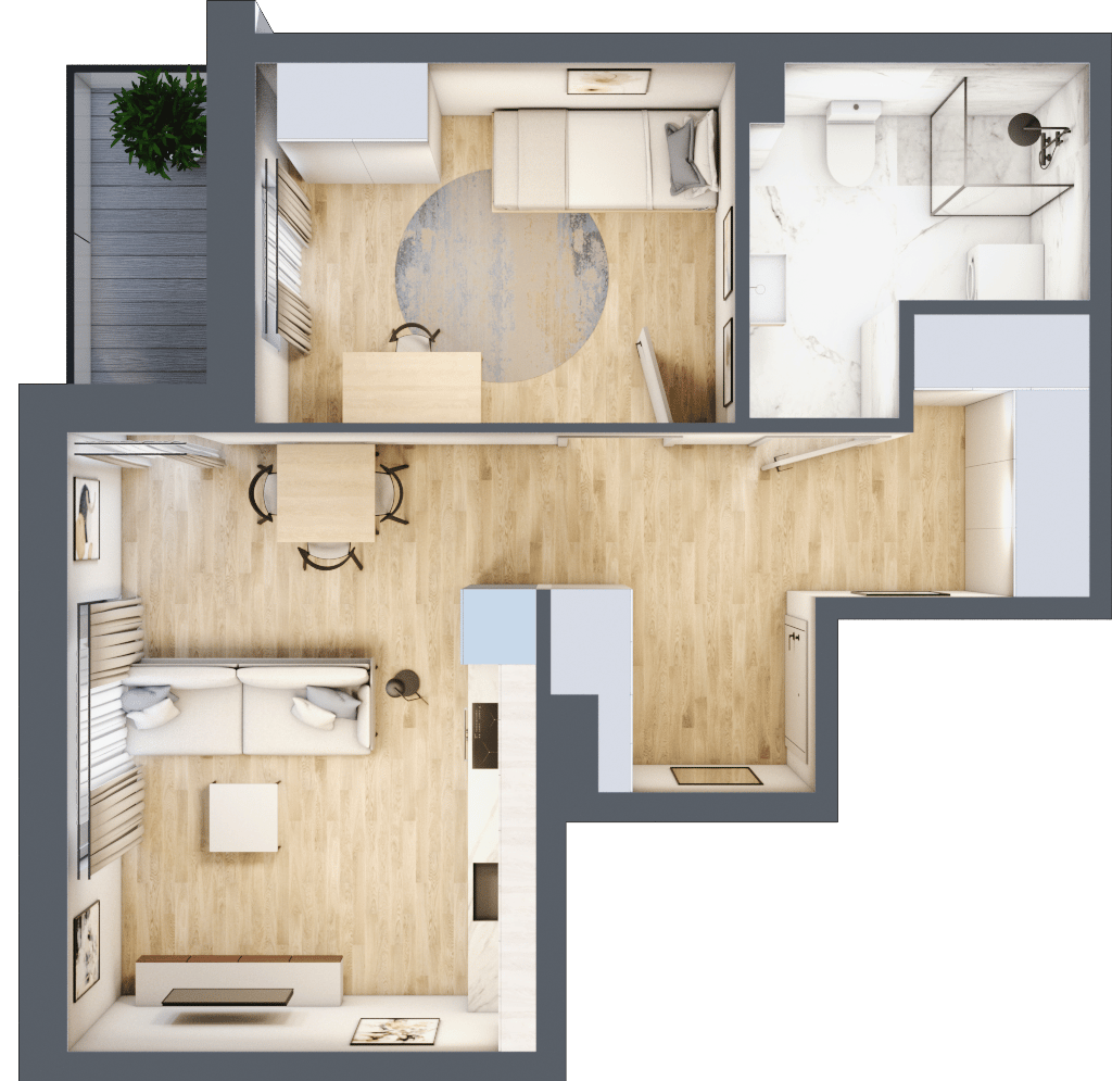 Helenów Park – inwestycja JHM Development - lokal E.3.103, budynek E