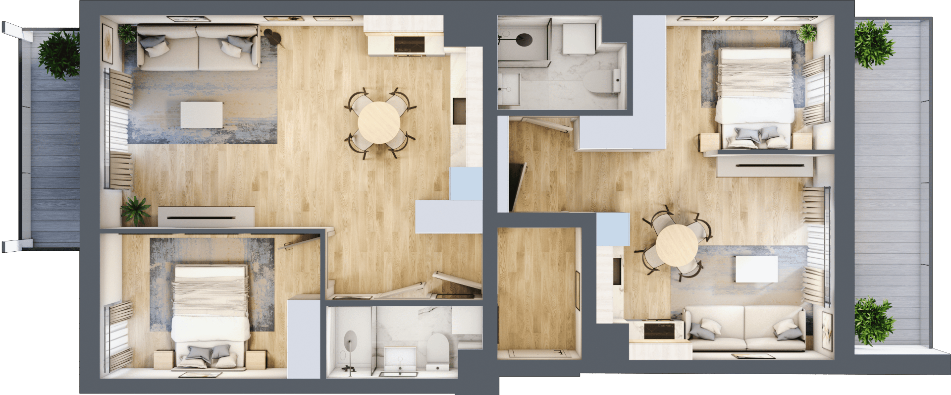 Wyspiański Apartamenty - lokal B.2.68, budynek B