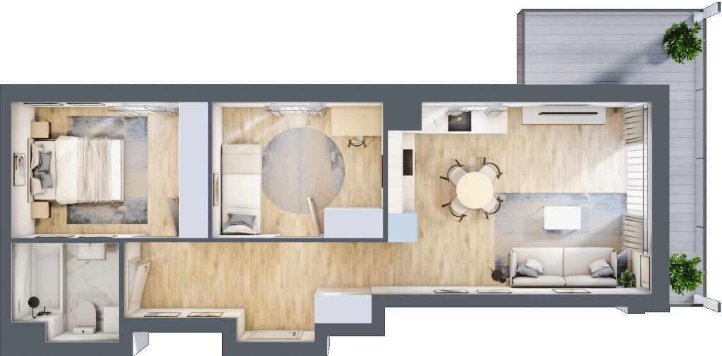 Wyspiański Apartamenty - lokal A.1.09, budynek A