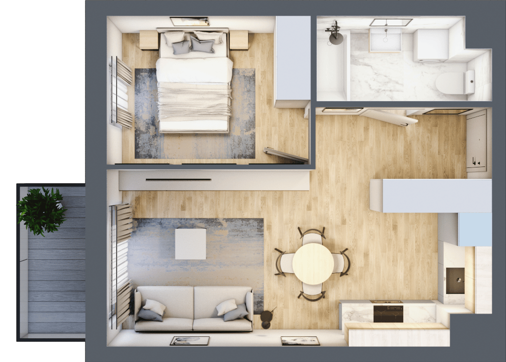 Apartamenty Nova Dworcowa - lokal 45