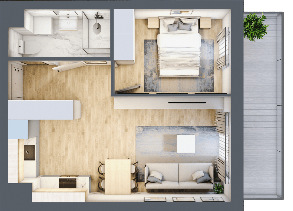 Apartamenty Nova Dworcowa - lokal 162