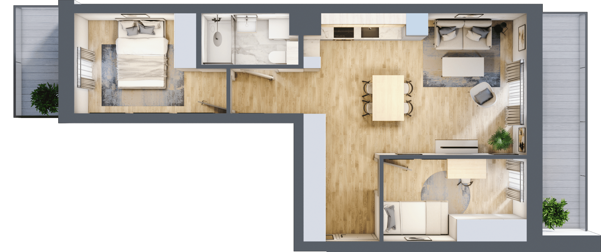 Apartamenty Nove Diamentowe - lokal 125
