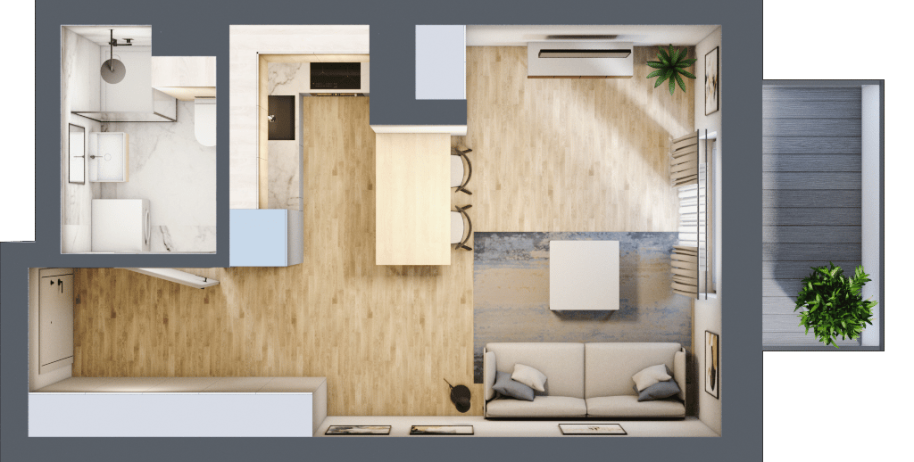 Apartamenty Nove Diamentowe - lokal 145