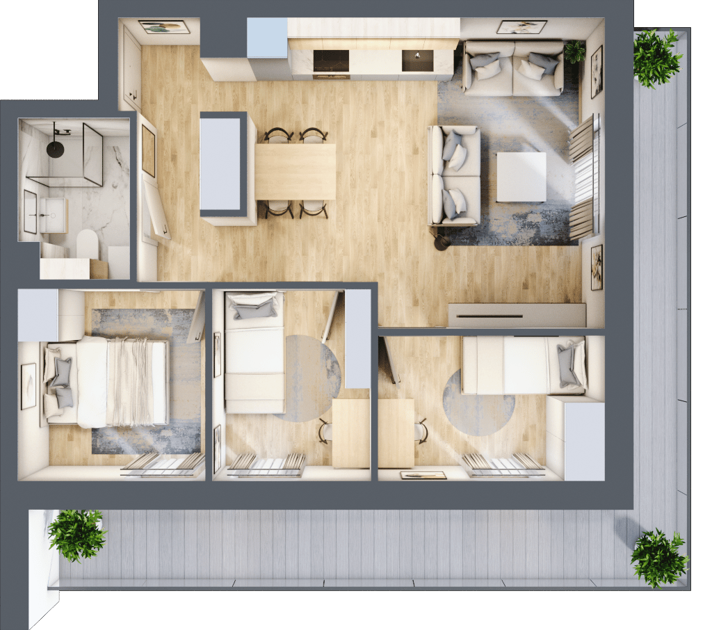 Apartamenty Nove Diamentowe - lokal 152