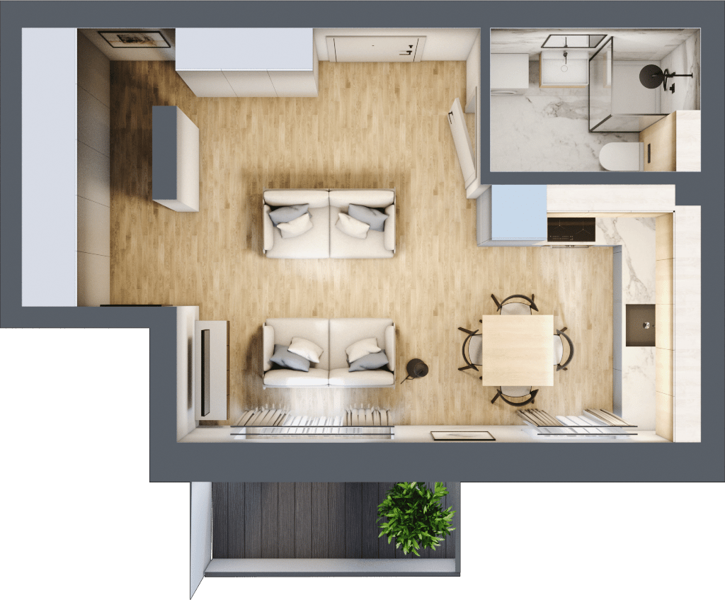 Apartamenty Nove Diamentowe - lokal 8
