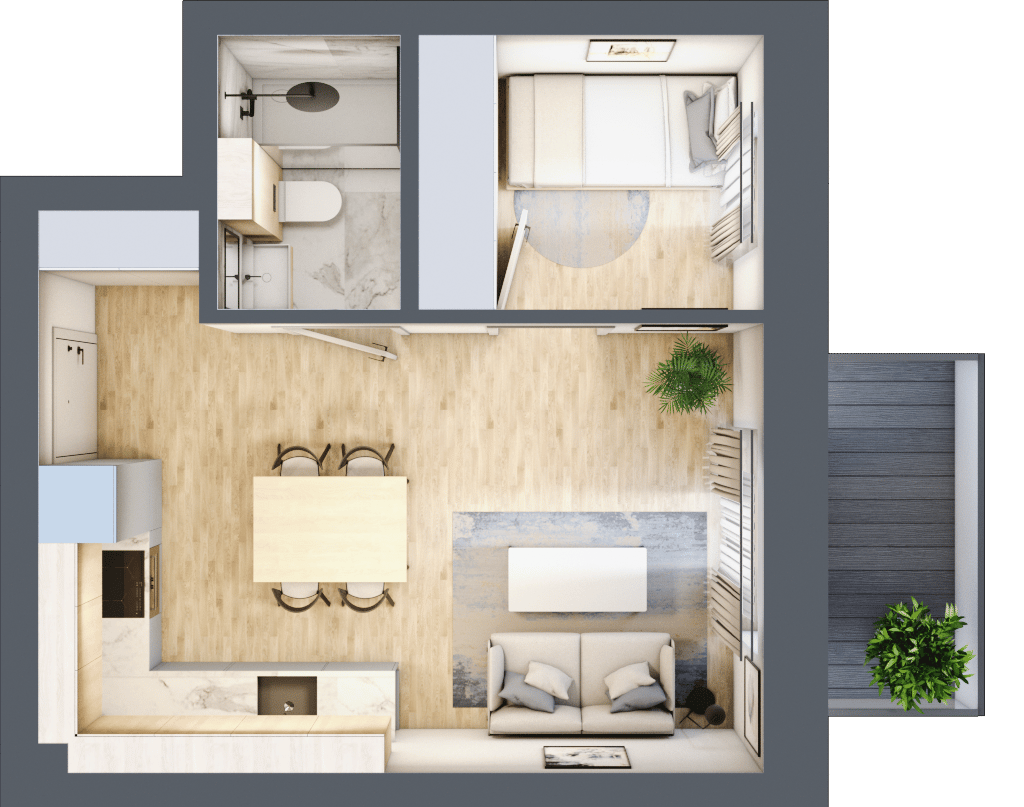 Apartamenty Nove Diamentowe - lokal 28