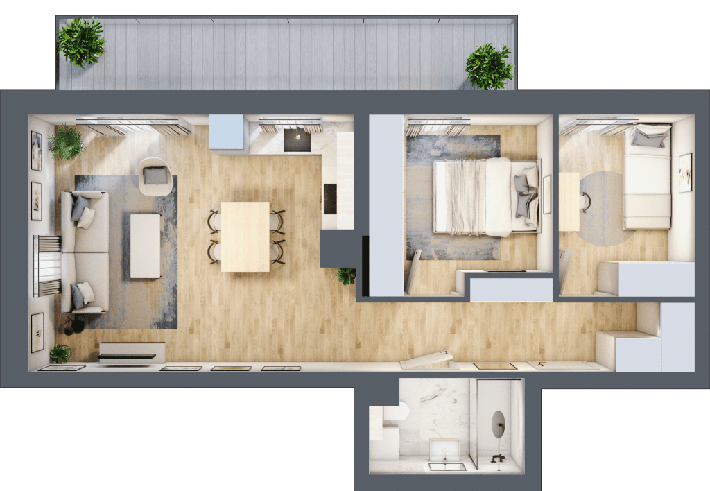 Apartamenty Nove Diamentowe - lokal 51