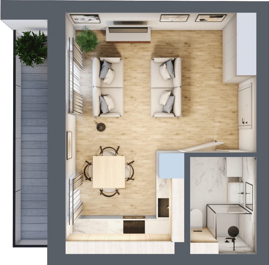Apartamenty Nove Diamentowe - lokal 11