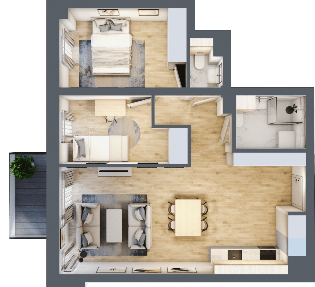 Apartamenty Nove Diamentowe - lokal 96