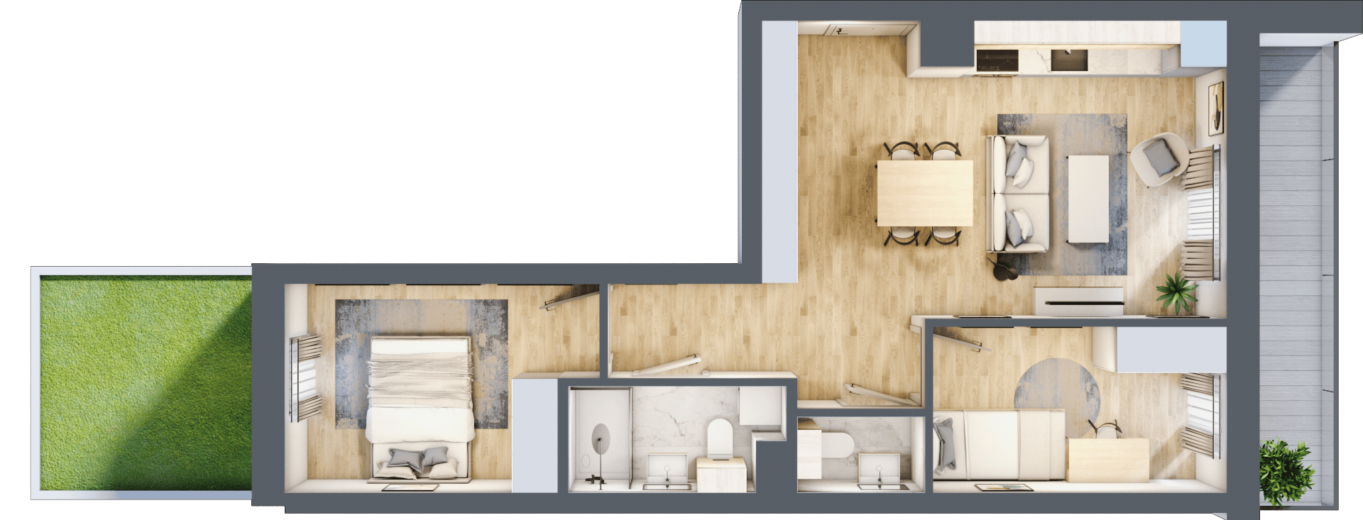 Apartamenty Nove Diamentowe - lokal 101