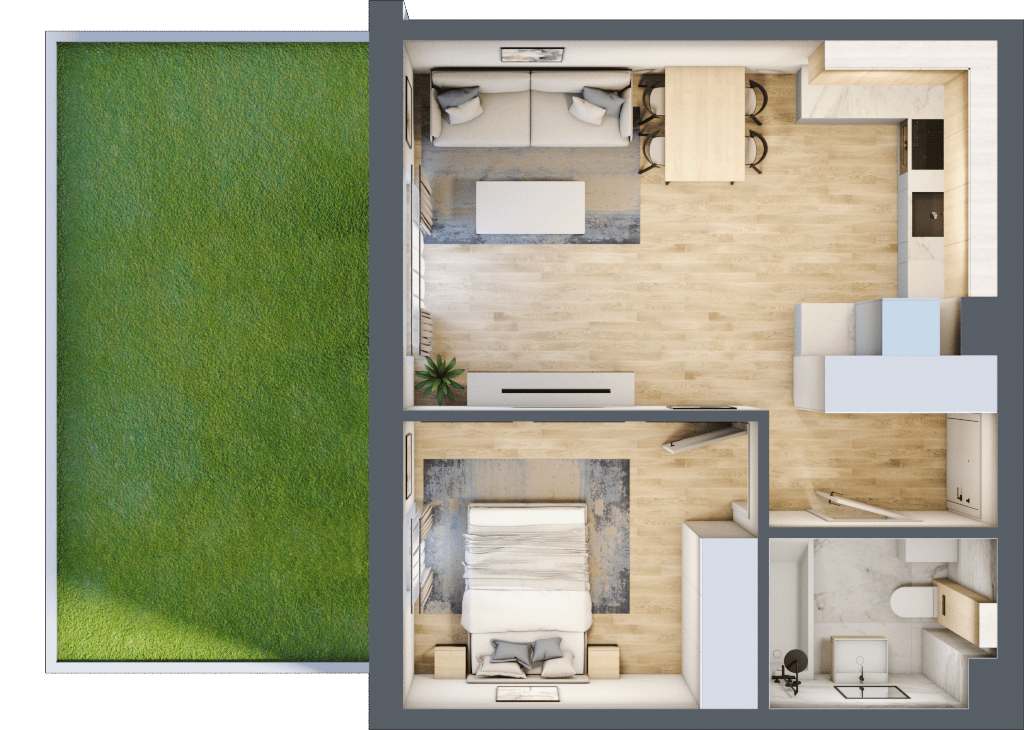 Skandinavia – inwestycja JHM Development - lokal A.0.8, budynek A