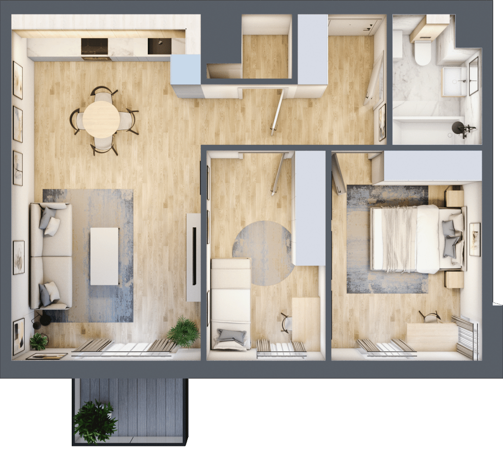 Skandinavia – inwestycja JHM Development - lokal A.4.56, budynek A