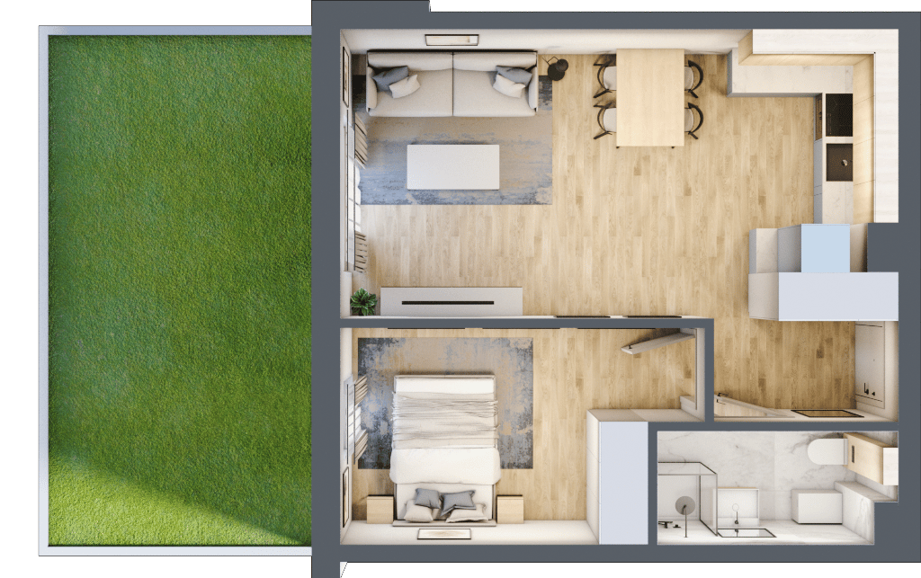 Skandinavia – inwestycja JHM Development - lokal B.0.4, budynek B