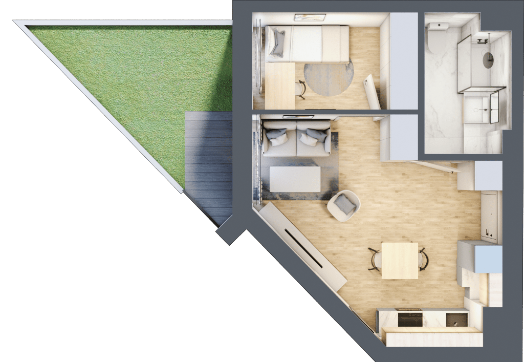 Apartamenty Sobieskiego - lokal M43