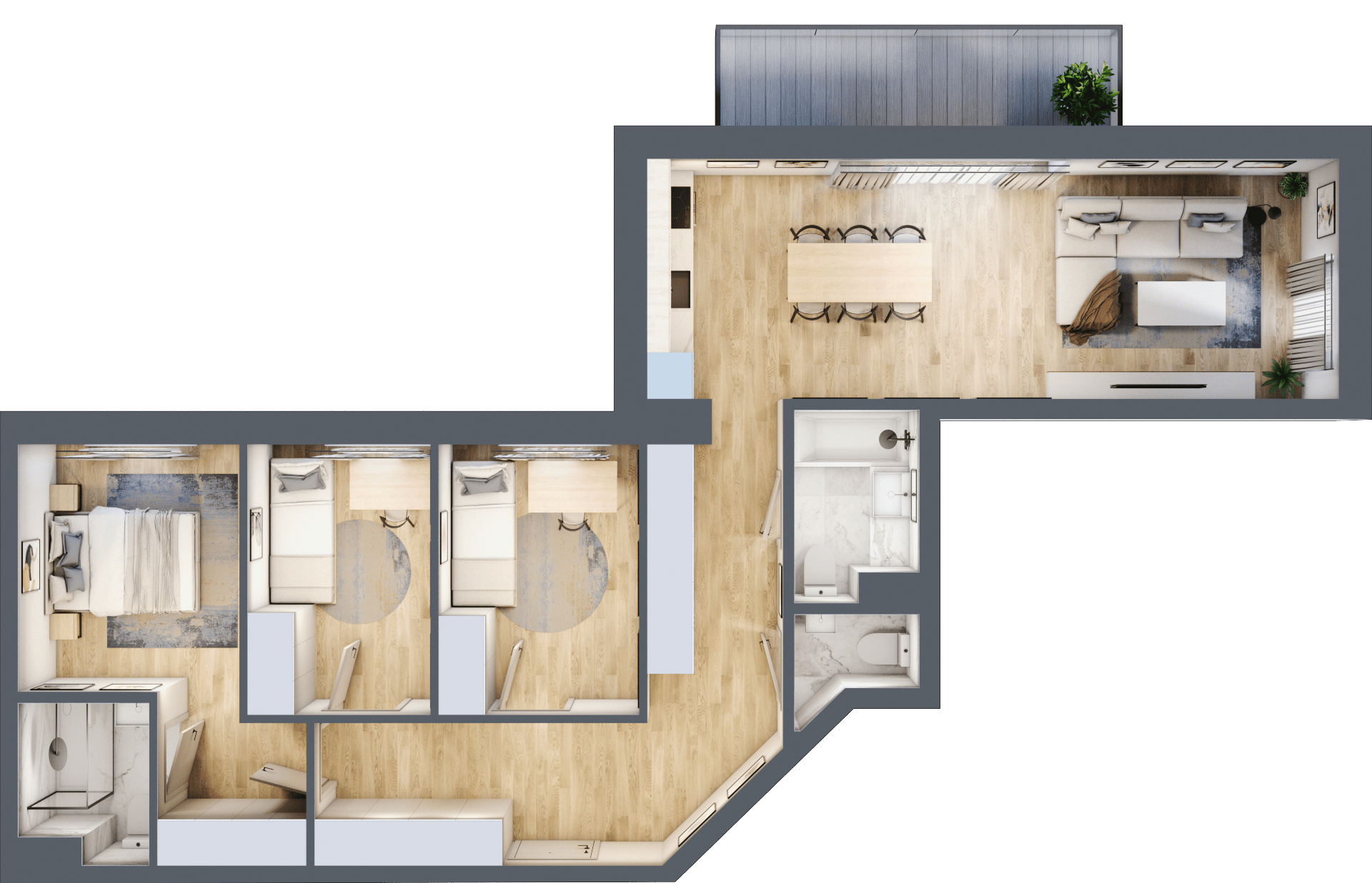 Apartamenty Sobieskiego - lokal M45