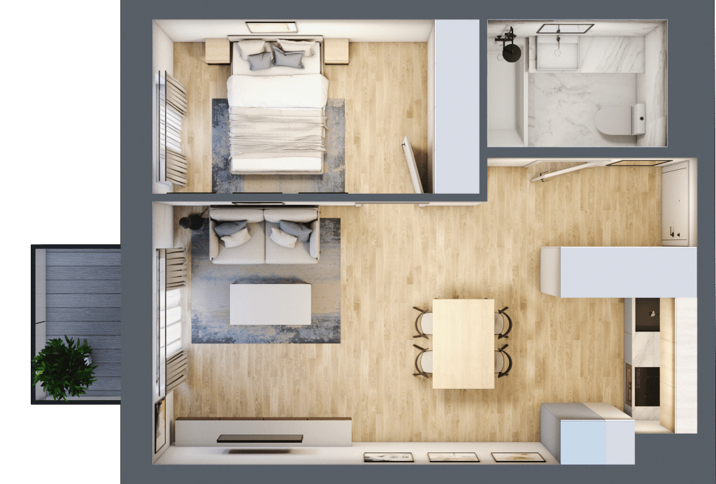 Apartamenty Sobieskiego - lokal M56
