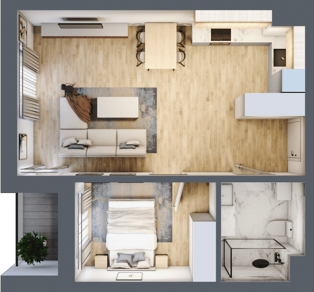 Apartamenty Sobieskiego - lokal M16