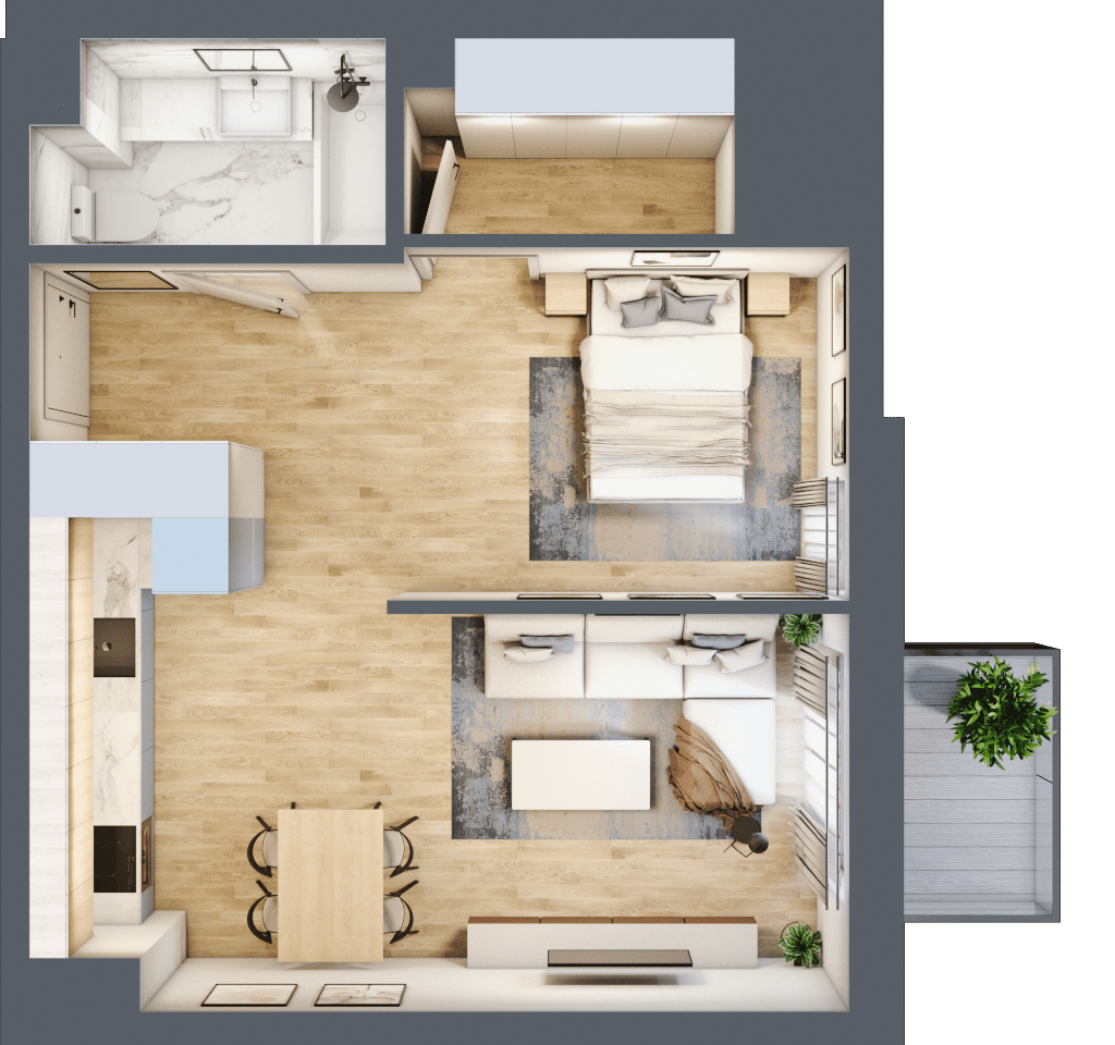 Apartamenty Sobieskiego - lokal M19