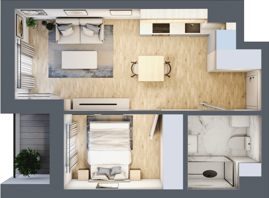 Apartamenty Sobieskiego - lokal M33