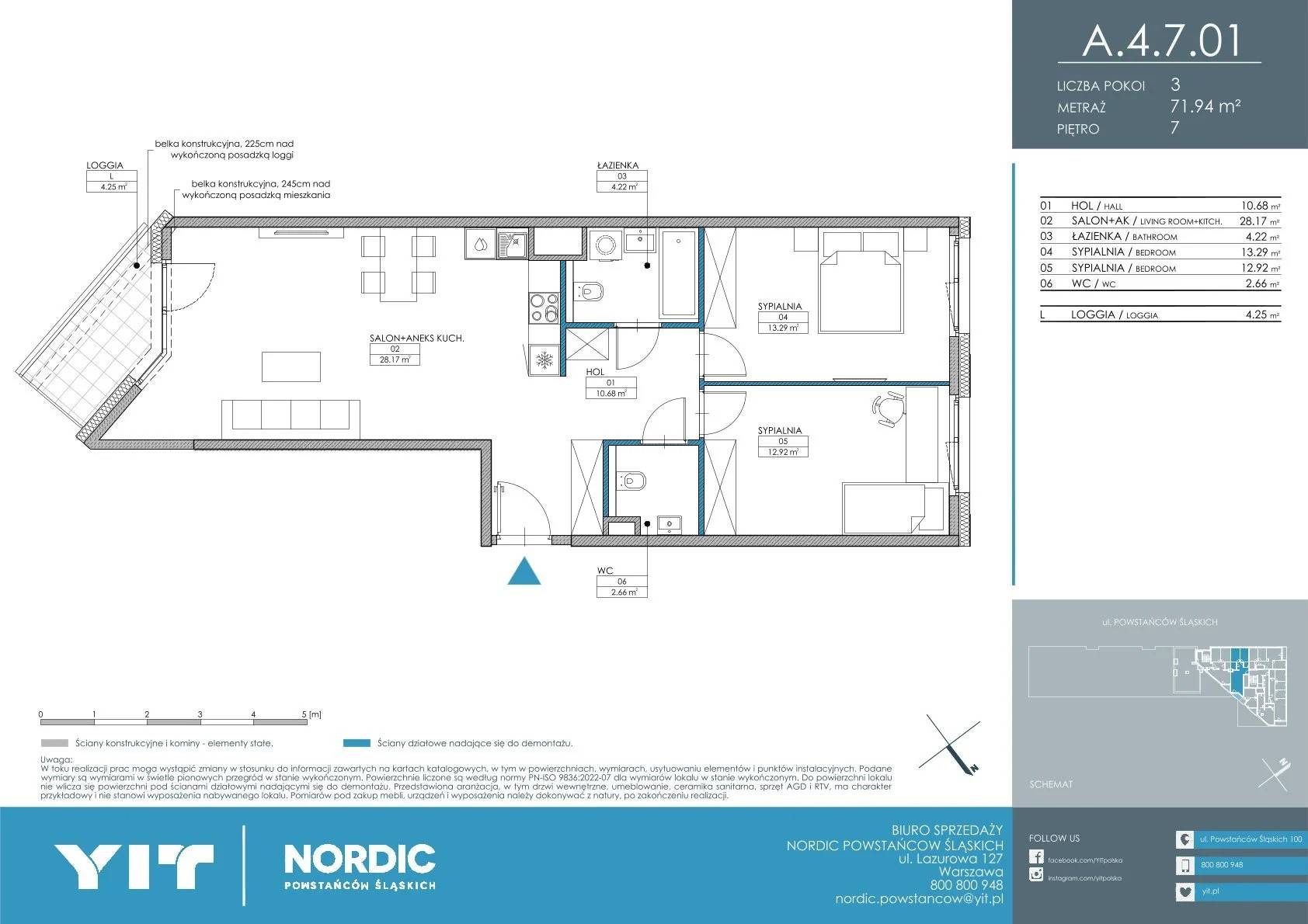 Nordic Powstańców Śląskich - lokal A 4.7.01, budynek PGPL100110