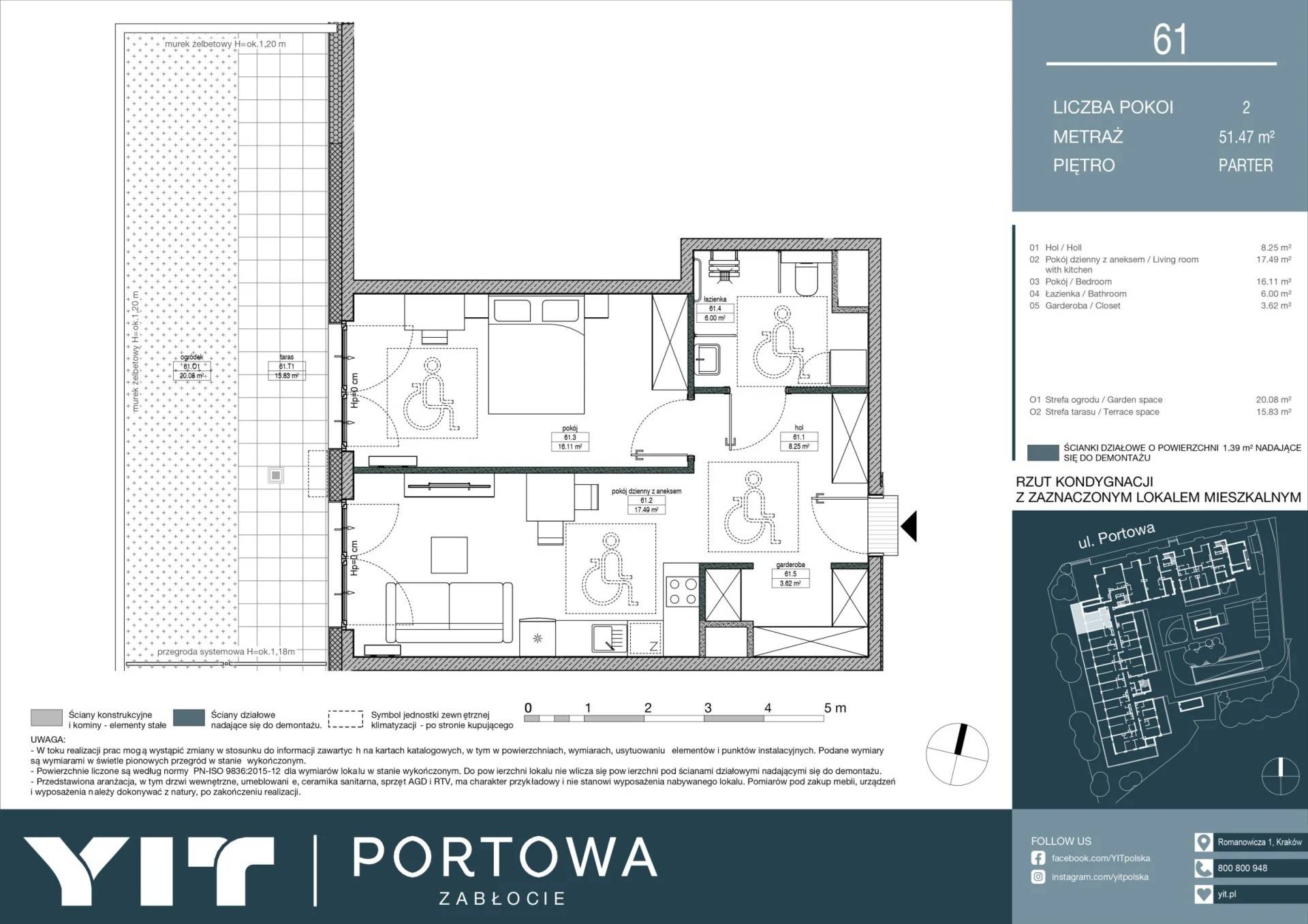 Portowa Zabłocie – inwestycja YIT - lokal 61, budynek 1-Z7MR4V