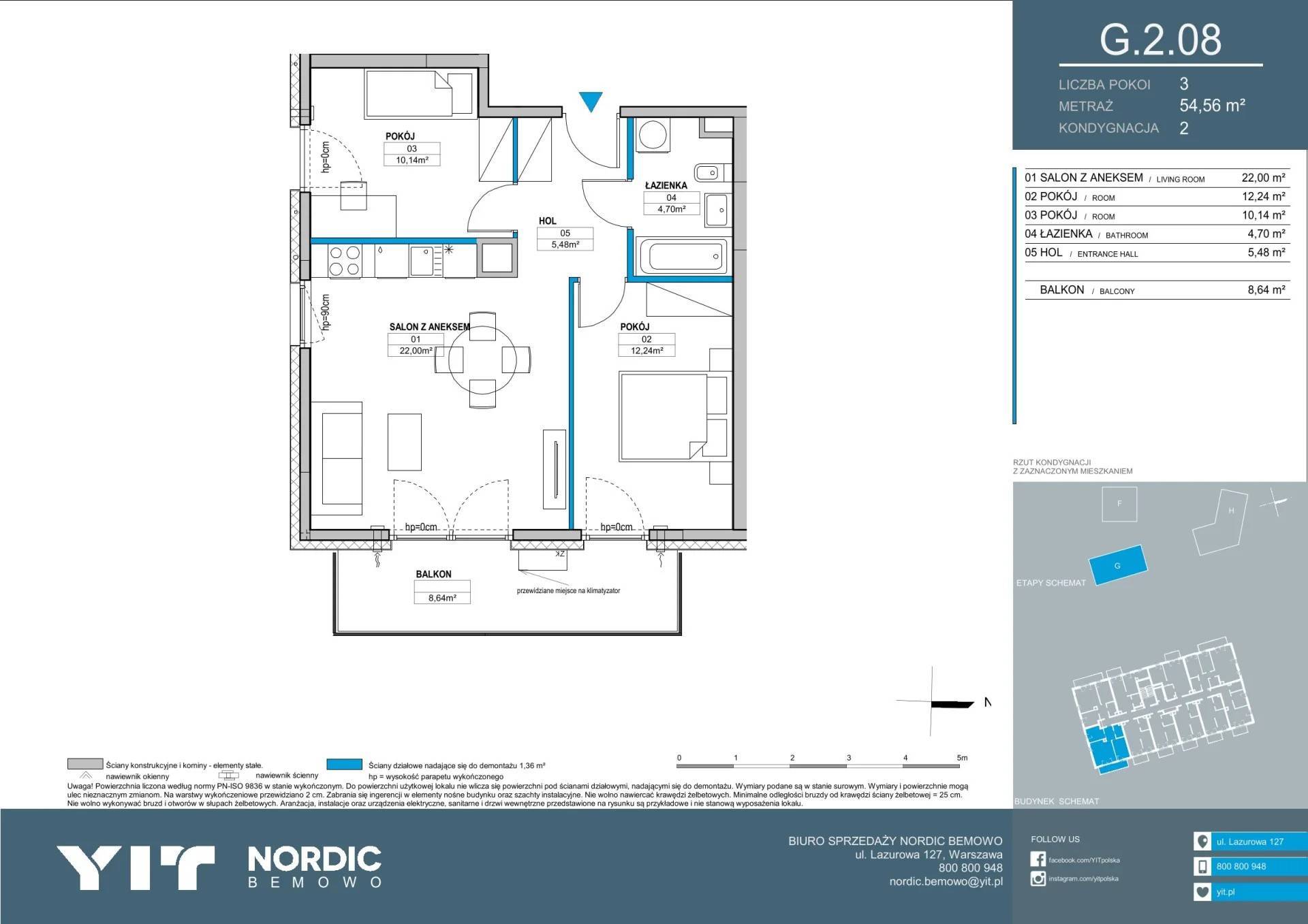 Nordic Bemowo - etap V - lokal G 2.08, budynek PGPL100127