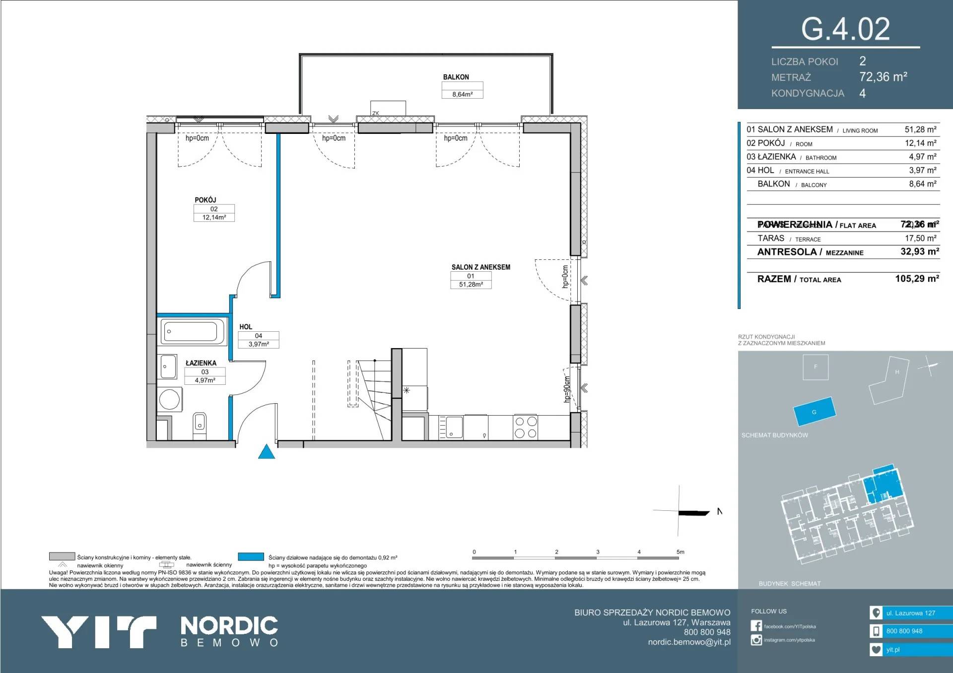 Nordic Bemowo - etap V - lokal G 4.02, budynek PGPL100127