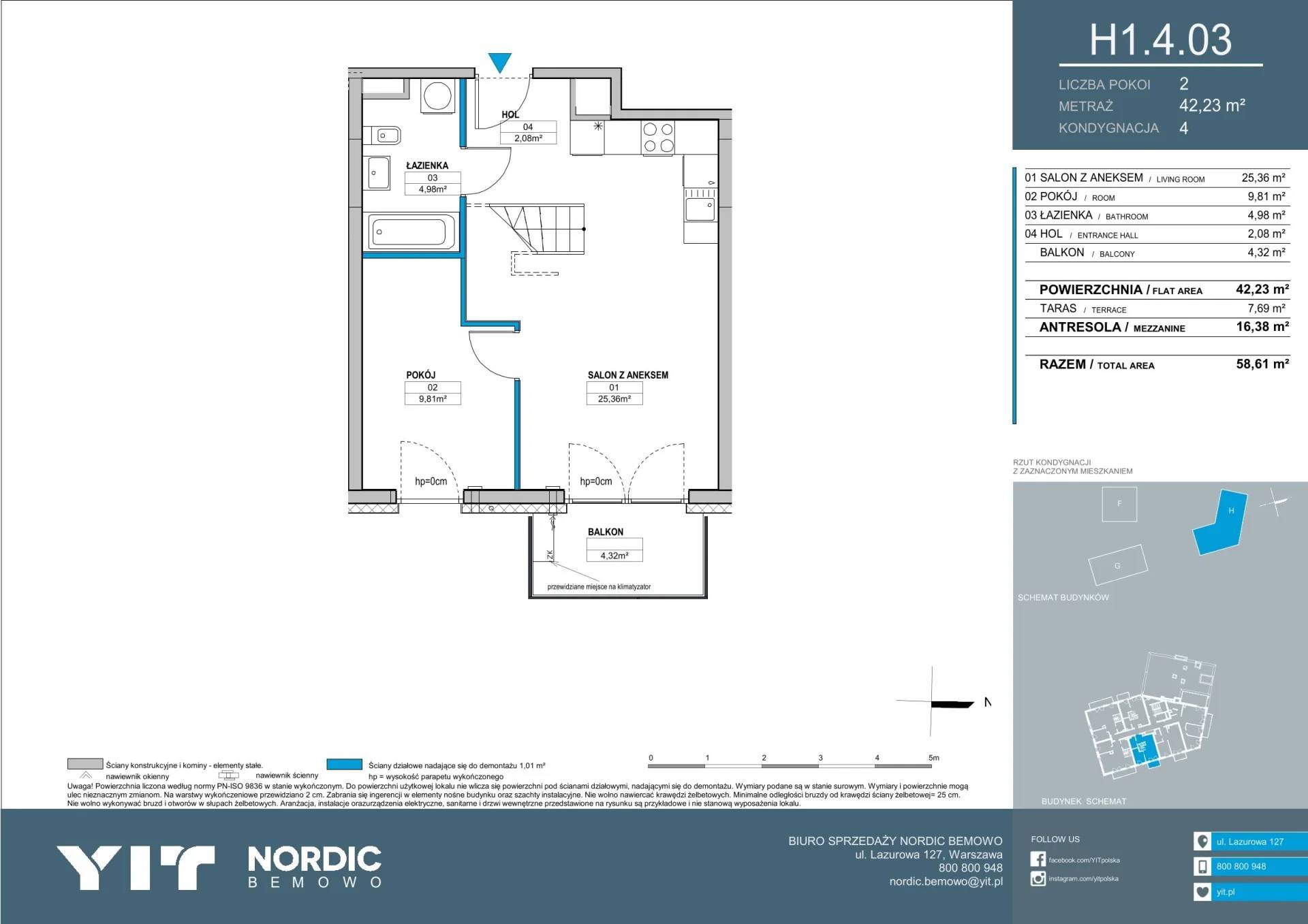Nordic Bemowo - etap V - lokal H1 4.03, budynek PGPL100128