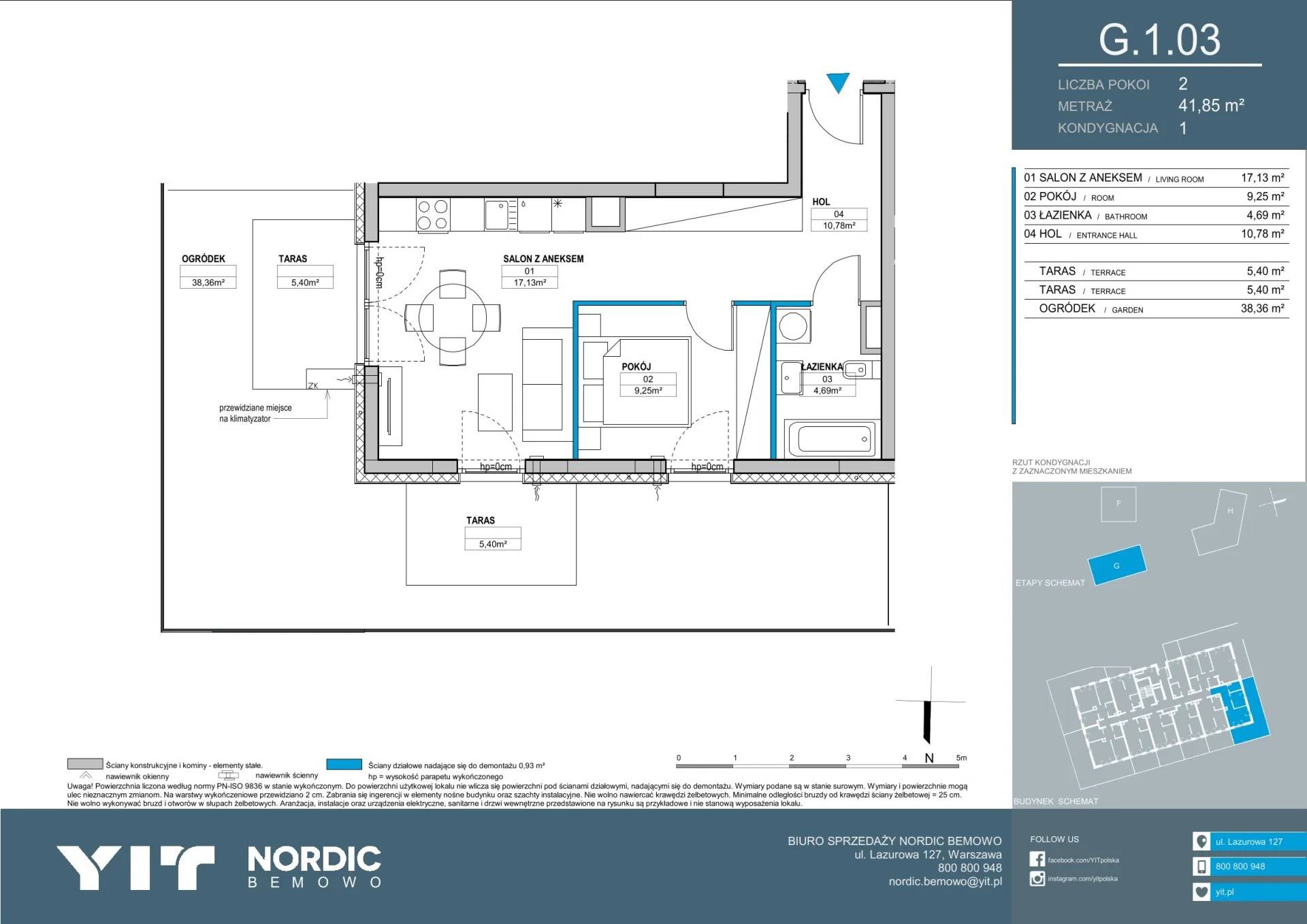 Nordic Bemowo - etap V - lokal G 1.03, budynek PGPL100127