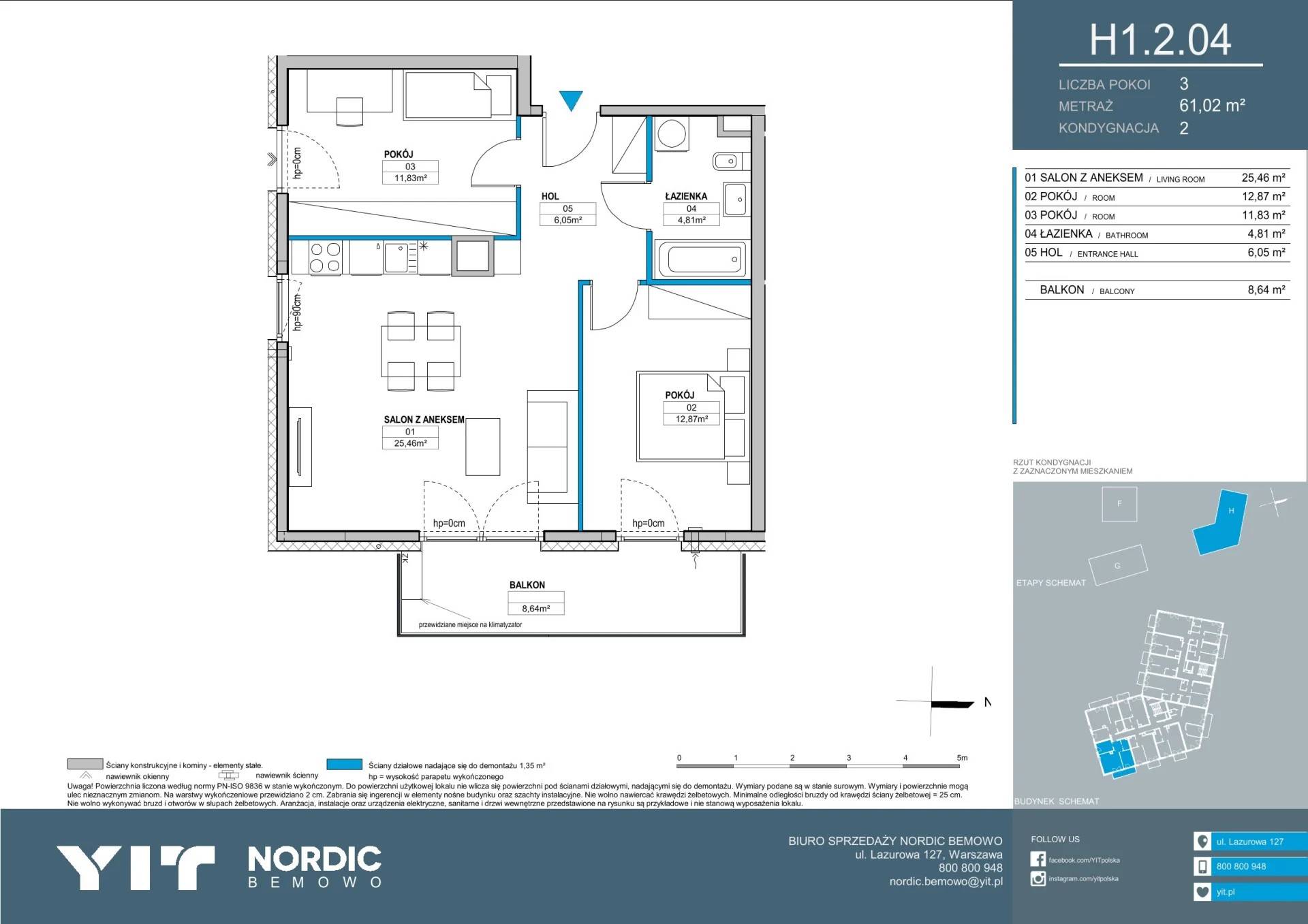 Nordic Bemowo - etap V - lokal H1 2.04, budynek PGPL100128