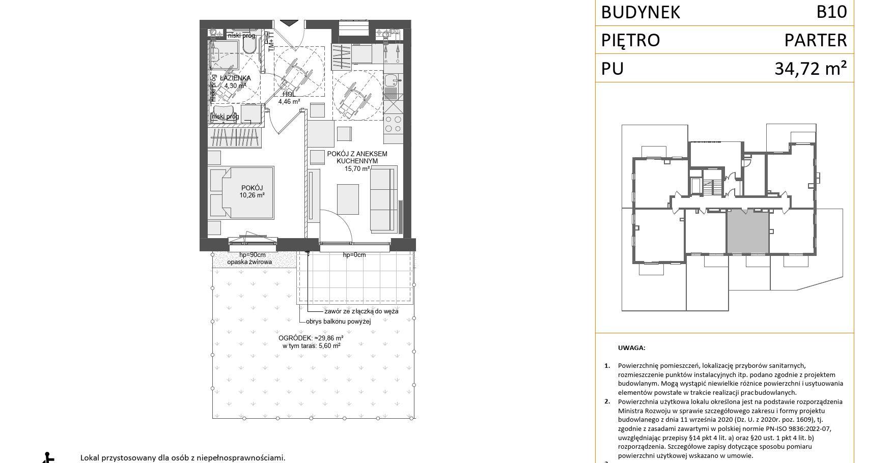 OSIEDLE PRZY BŁONIACH 3 - lokal B10 3, budynek B10