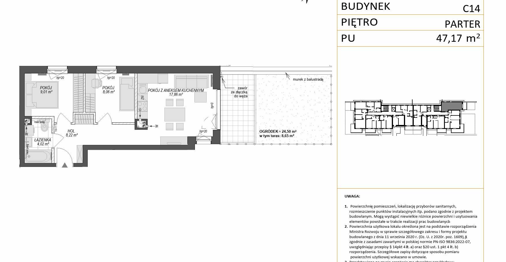 KONSTELACJA – inwestycja Euro Styl - lokal C14 25, budynek C14
