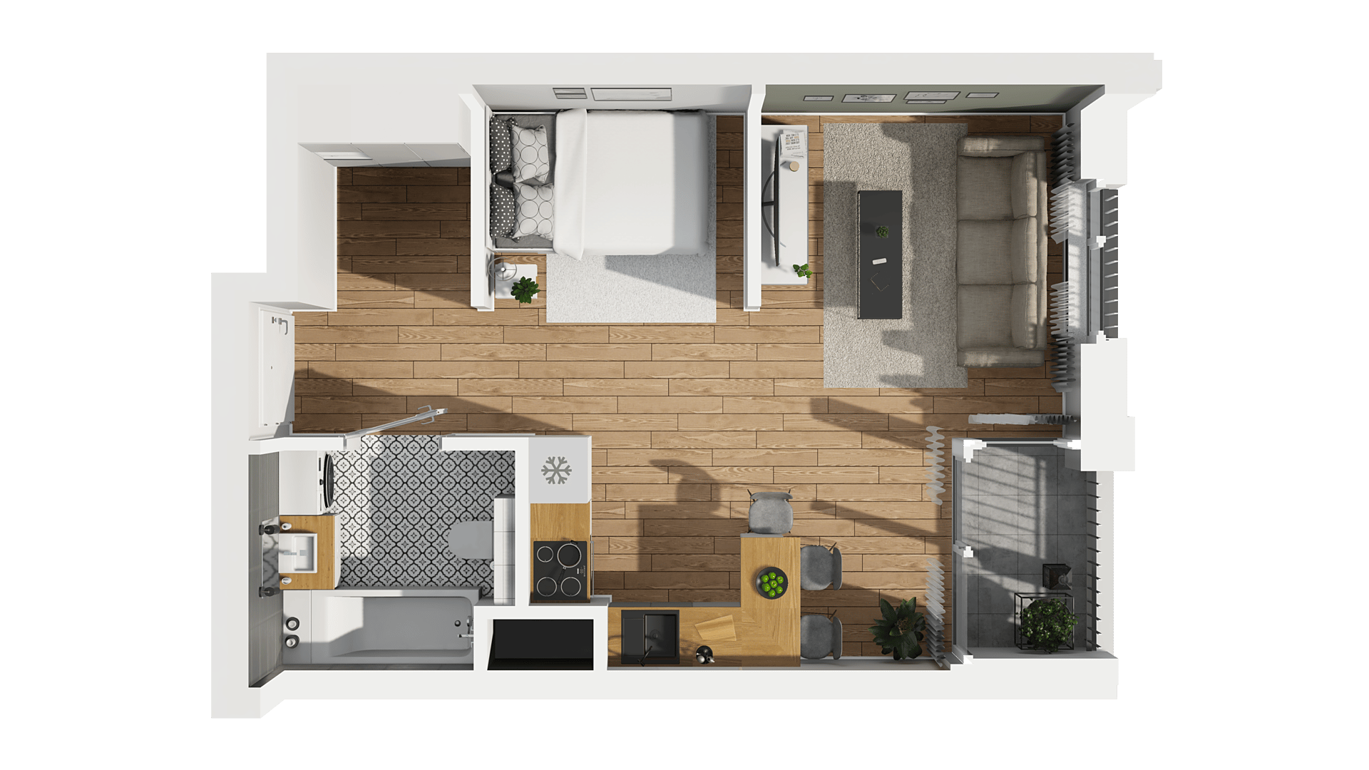 DOKI – inwestycja Euro Styl - lokal G 110, budynek G