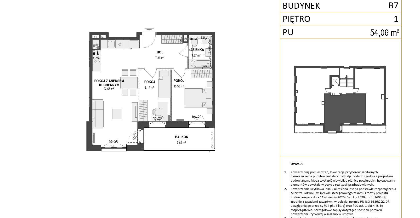 WZGÓRZE MARKOWCA – inwestycja Euro Styl - lokal B7 5, budynek B7