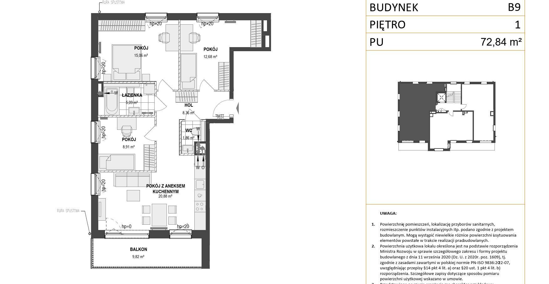 WZGÓRZE MARKOWCA – inwestycja Euro Styl - lokal B9 6, budynek B9