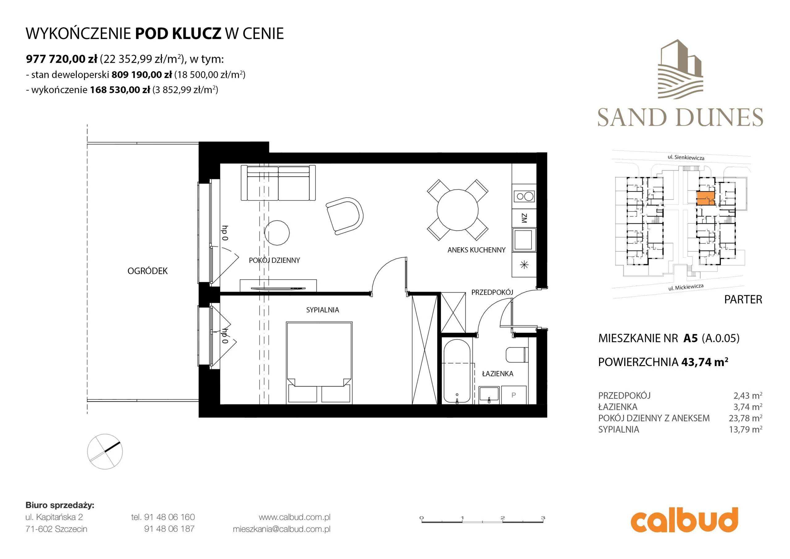 Sand Dunes – inwestycja Calbud - lokal A5
