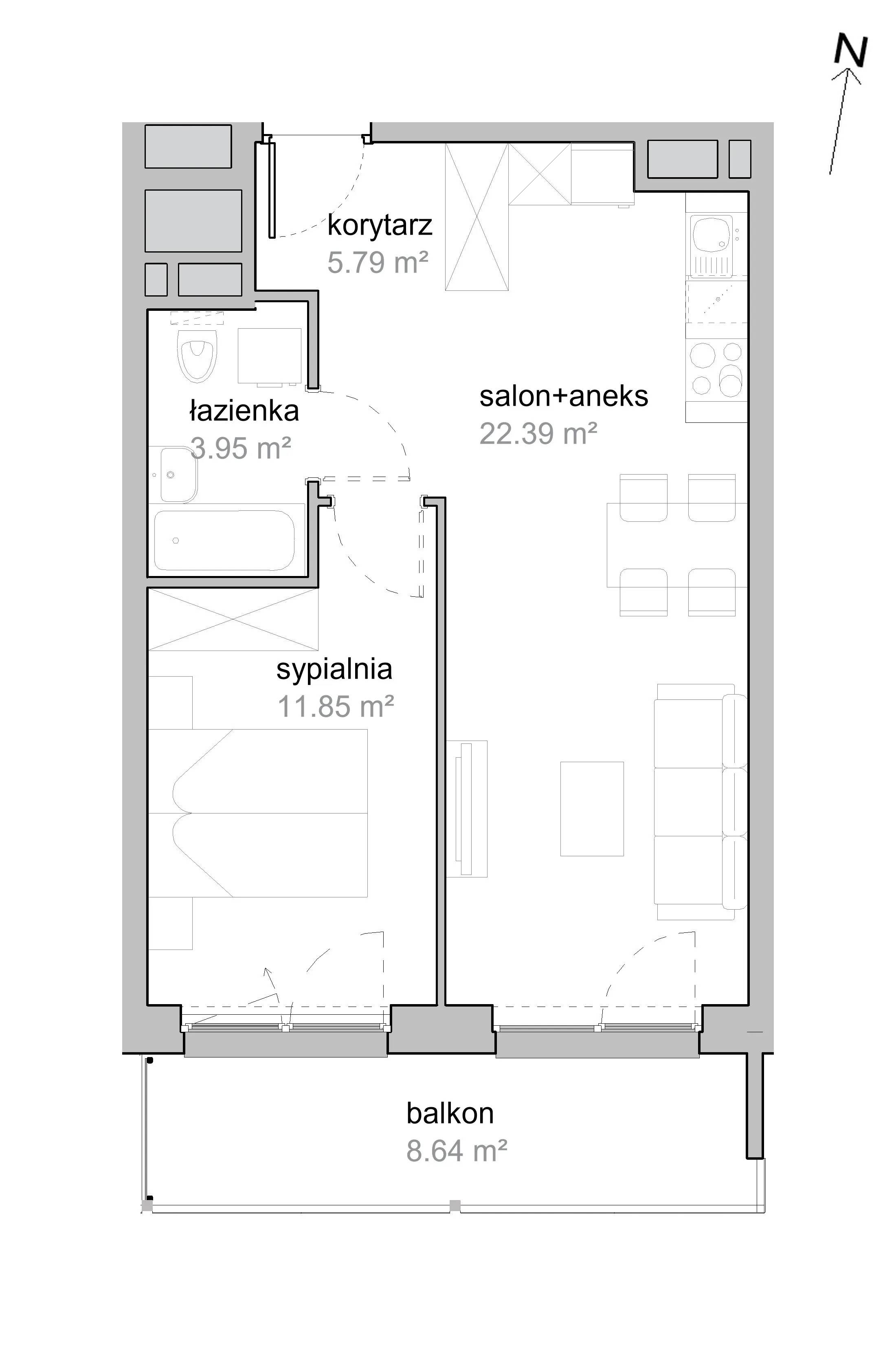 Piękna Vita – inwestycja Develia - lokal K2/2/07, budynek Etap I