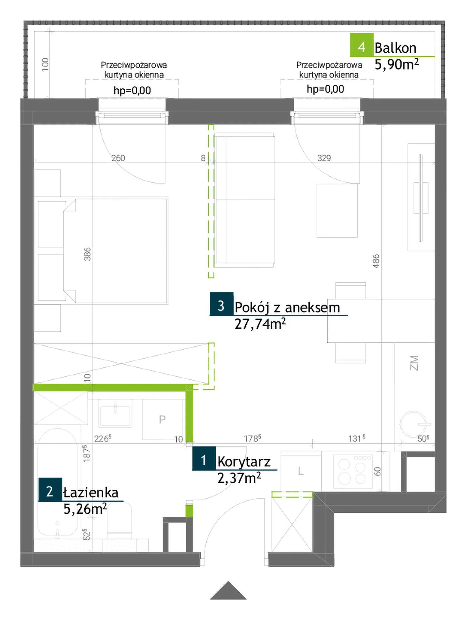 Vilda Arte – inwestycja Develia - lokal AA0305, budynek Etap I
