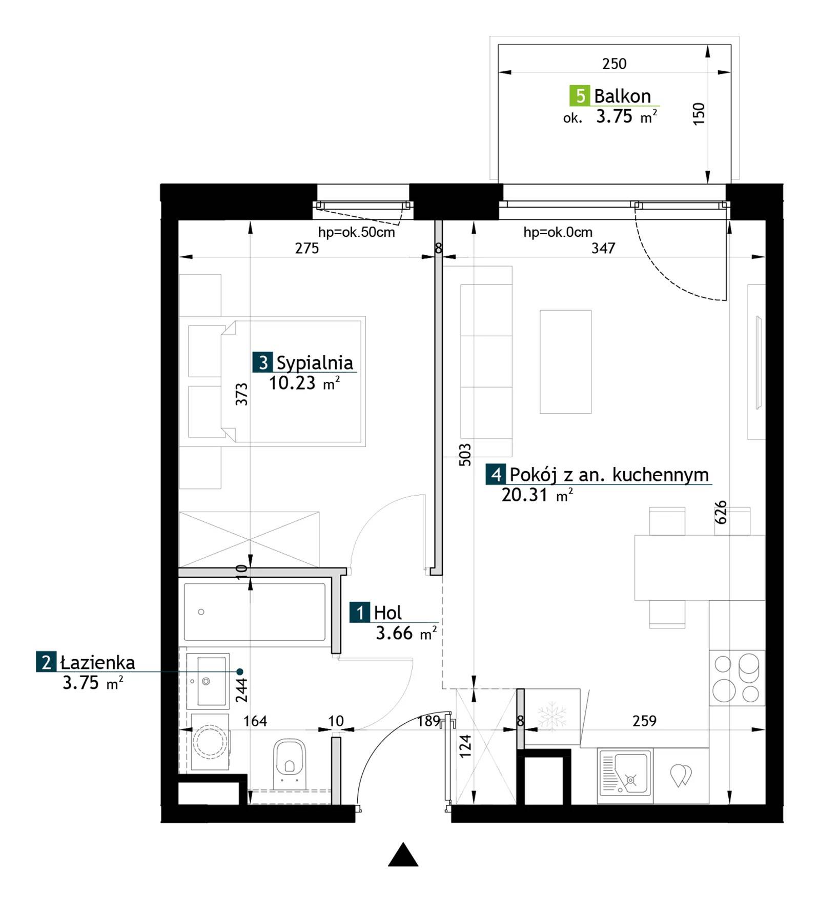 Stacja Rembertów – inwestycja Develia - lokal AA0107, budynek Etap I