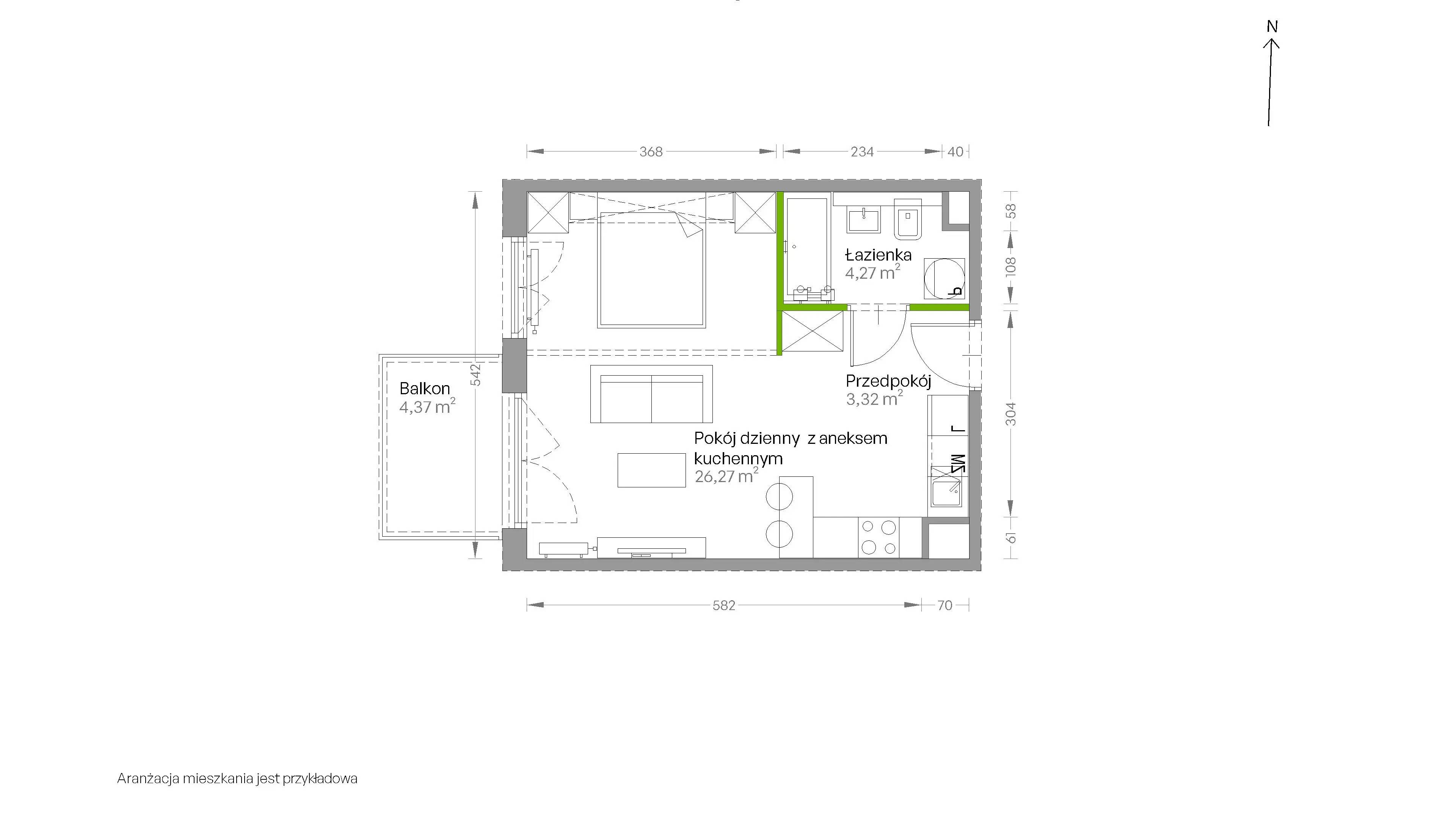 Centralna Vita – inwestycja Develia - lokal D.257, budynek Etap III