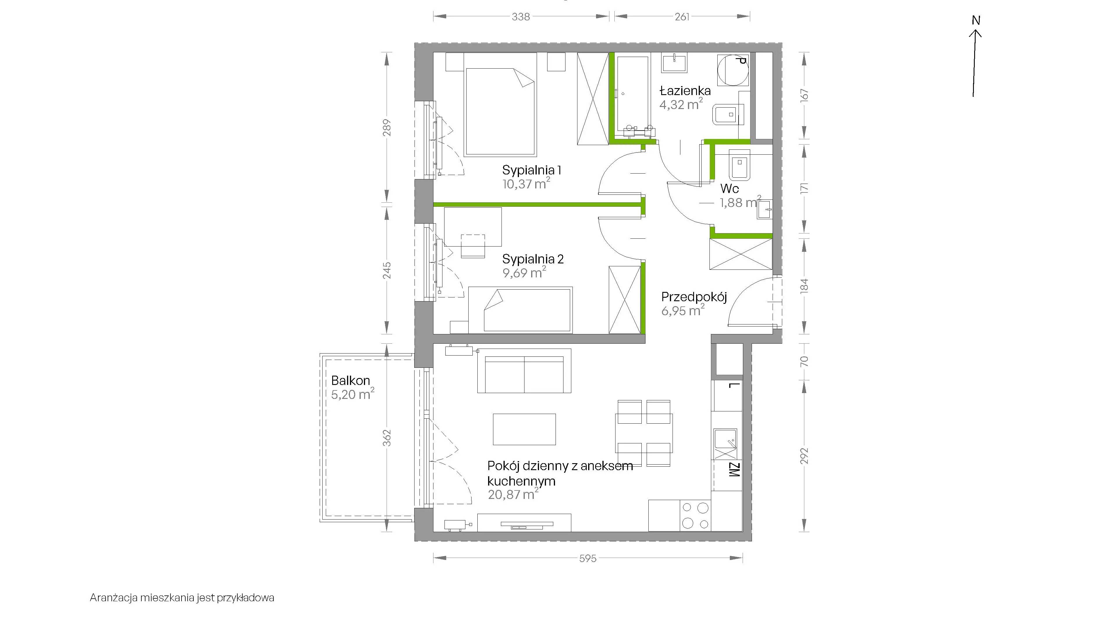 Centralna Vita – inwestycja Develia - lokal D.280, budynek Etap III