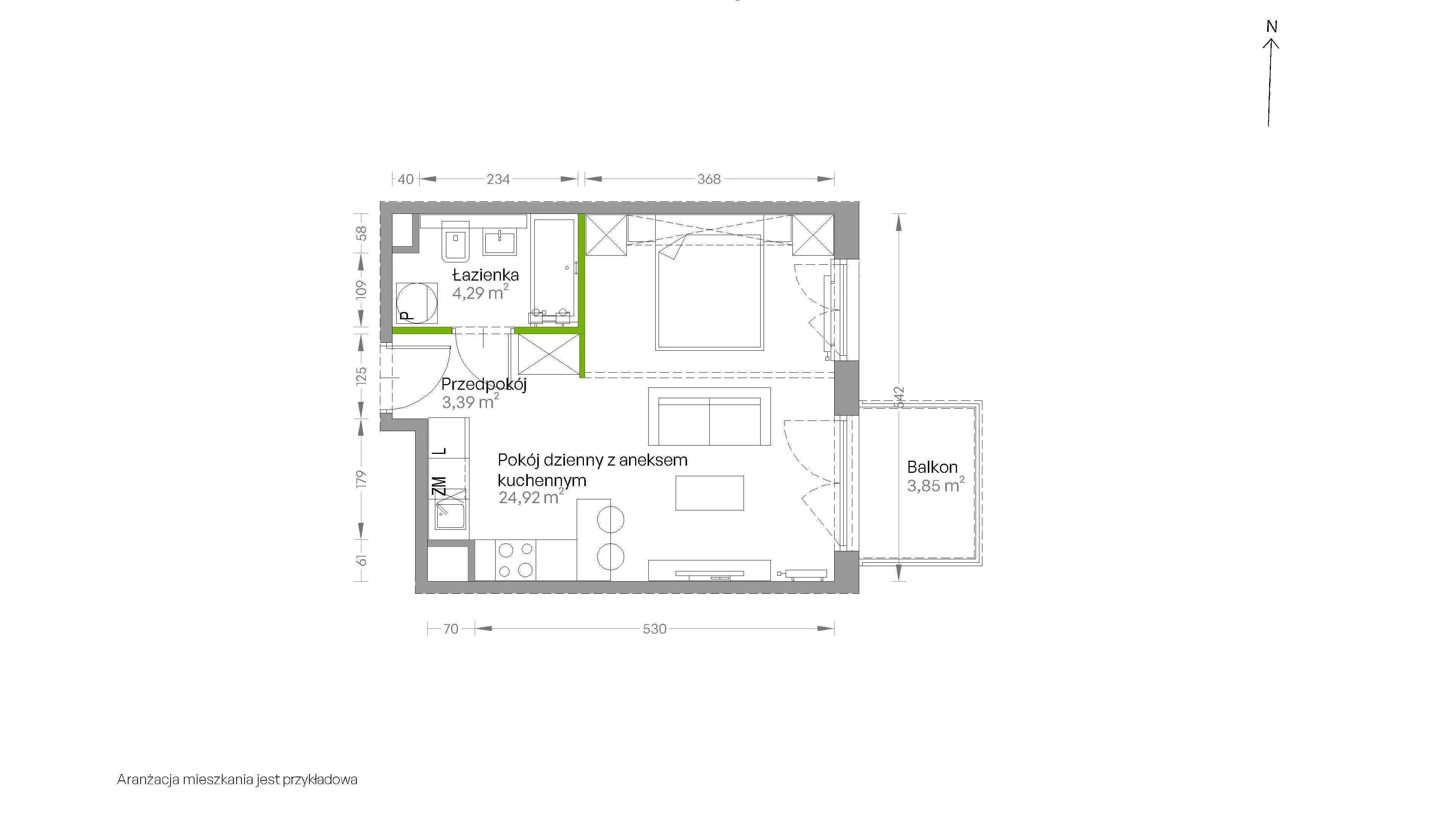 Centralna Vita – inwestycja Develia - lokal D.017, budynek Etap III