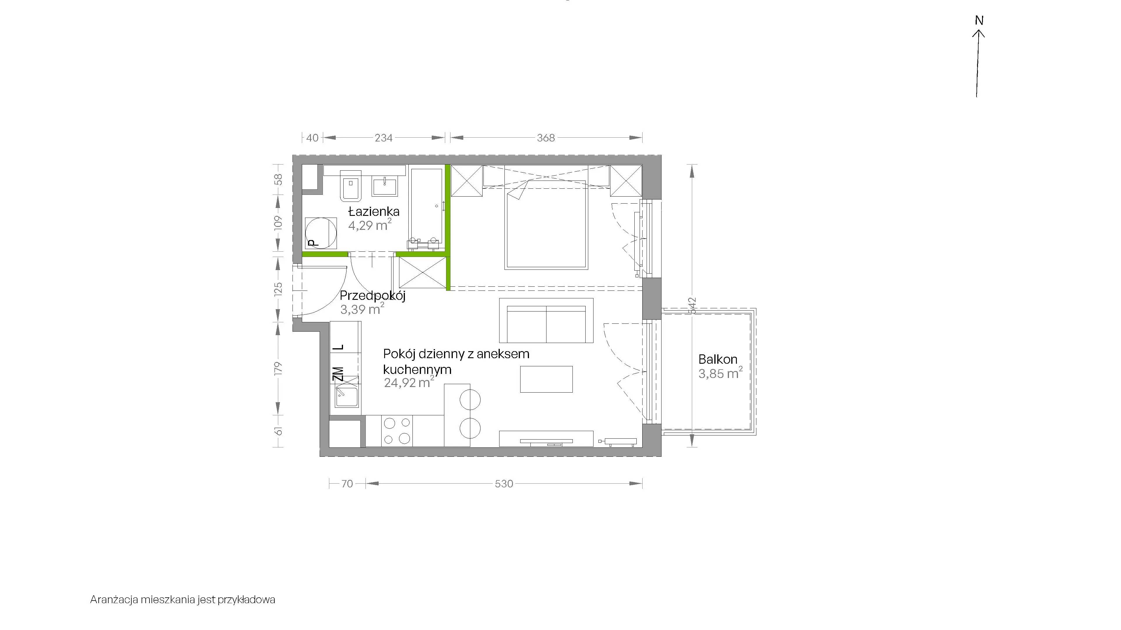 Centralna Vita – inwestycja Develia - lokal D.029, budynek Etap III