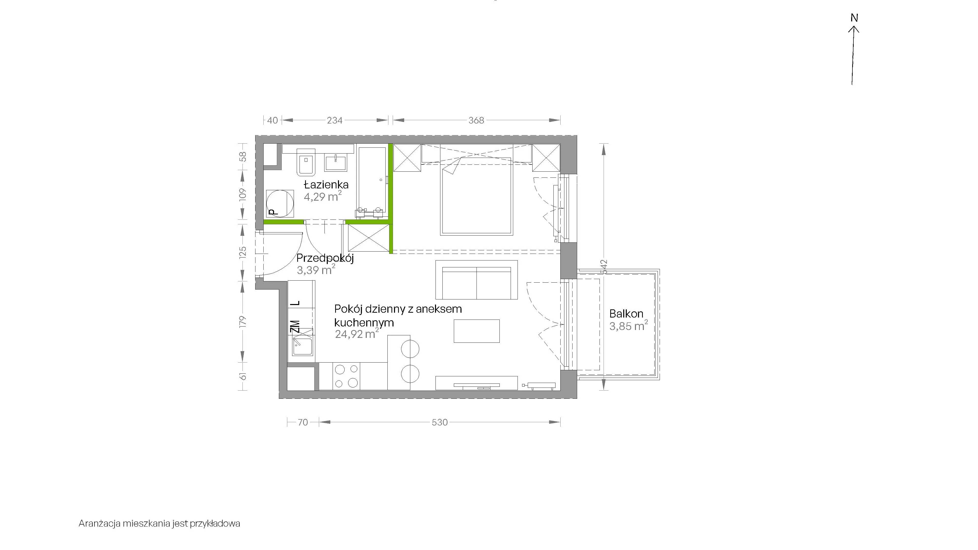 Centralna Vita – inwestycja Develia - lokal D.035, budynek Etap III